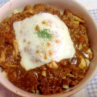 ちょっと豪華に☆ハンバーグカレードリア(^○^)